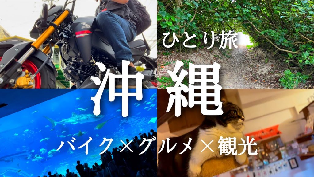 【バイク旅】都会の喧騒を離れ 癒しを求めて沖縄に繰り出す旅【沖縄 vlog】