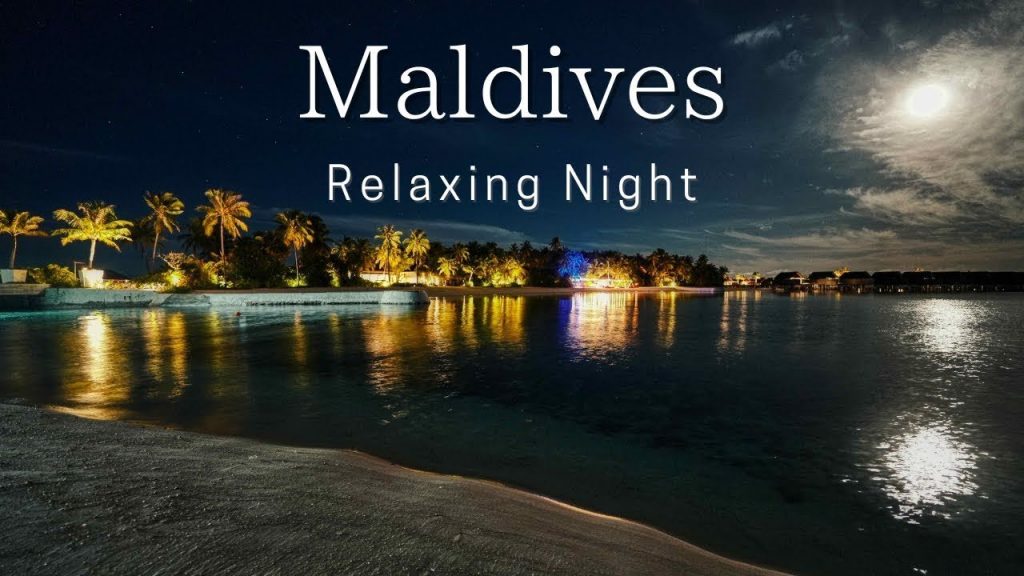 モルディブの月夜、癒しリラクゼーションギターBGM｜Maldives Night relaxing guitar BGM @  Niyama Private Islands Maldives