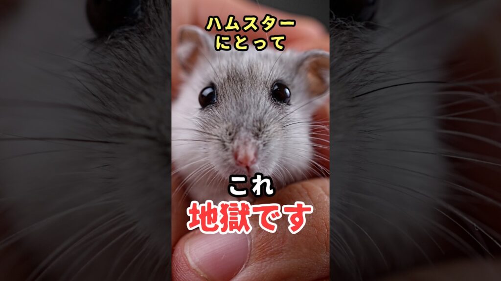 【知らずにやってる】ハムスターが本気で嫌がる飼い主の行動11選