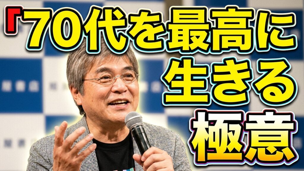 爺ちゃん情報ー綾小路きみまろ、「人生は70代で決まる」本の発売記念トークショー開催 2022年8月3日 2959