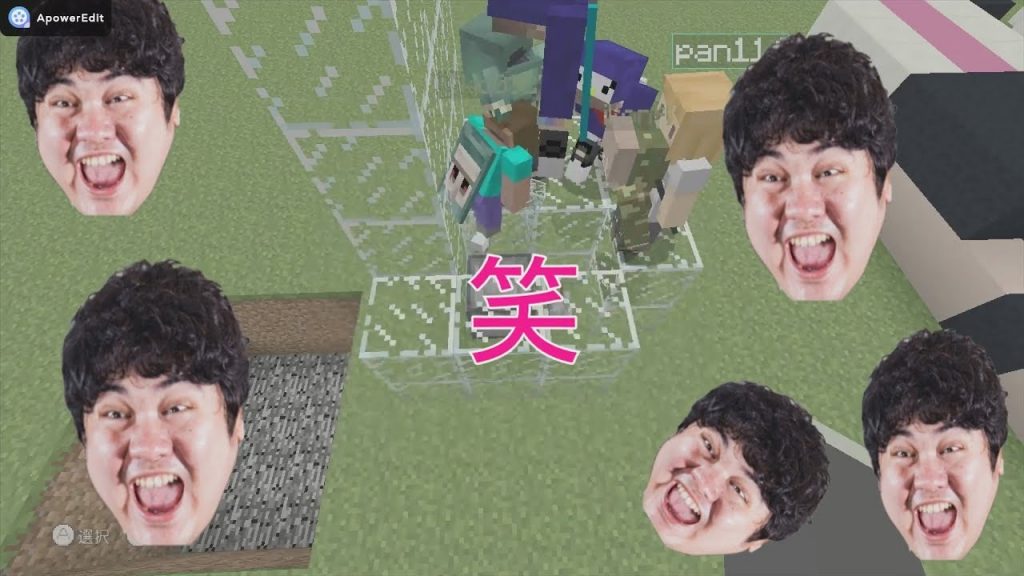 【wiiuマイクラ】笑い