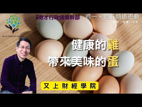 【又上生活漫談#113】健康的雞，帶來美味的蛋｜企業課程開跑｜全方位理財的第一堂課｜闕又上｜2022.08.26