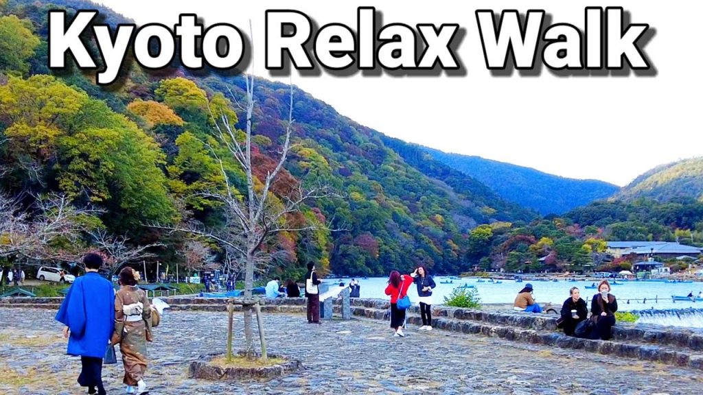 京都癒しのさんぽ🍁色付く嵐山 渡月橋～法輪寺へ/Kyoto relax walk!11/4(金)4K