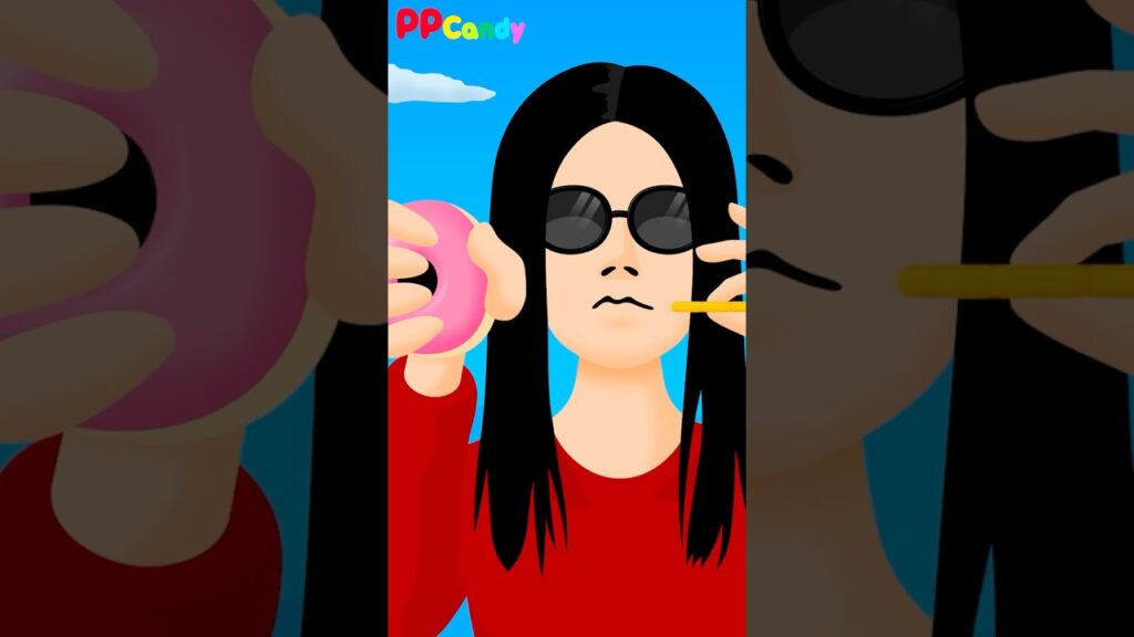 ハンドスピナー！？スクイーズ！？バス停の奇妙な人 #shorts #anime #animation #妖怪