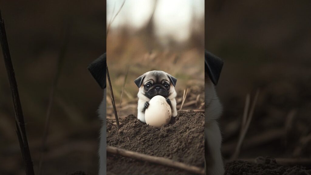 何のタマゴ？ #癒し #かわいい #パグ #pug