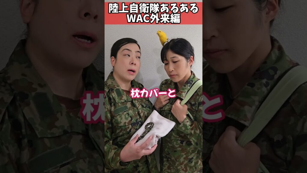 【陸上自衛隊あるある】WAC外来編　＃Shorts