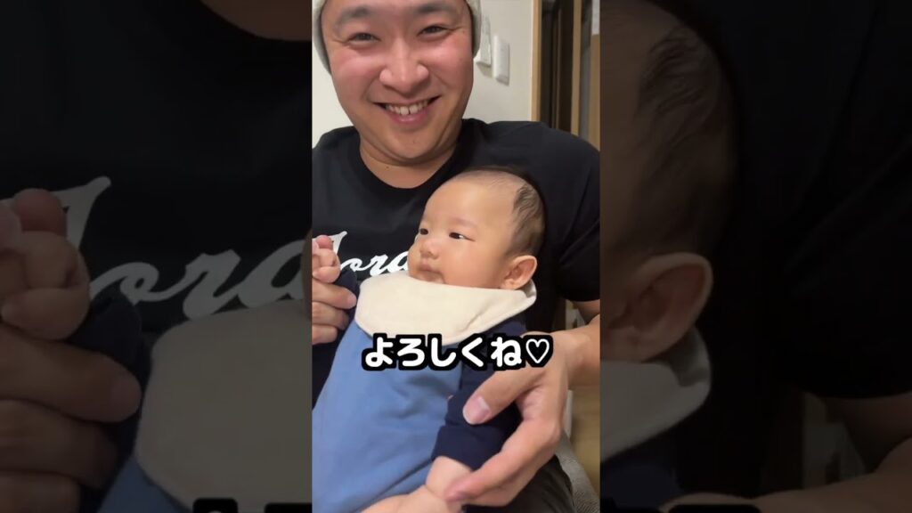 生後2ヶ月の赤ちゃんが流行りのエッホエッホを踊ってみた！ #Shorts #赤ちゃん #生後2ヶ月 #太鳳 #癒し