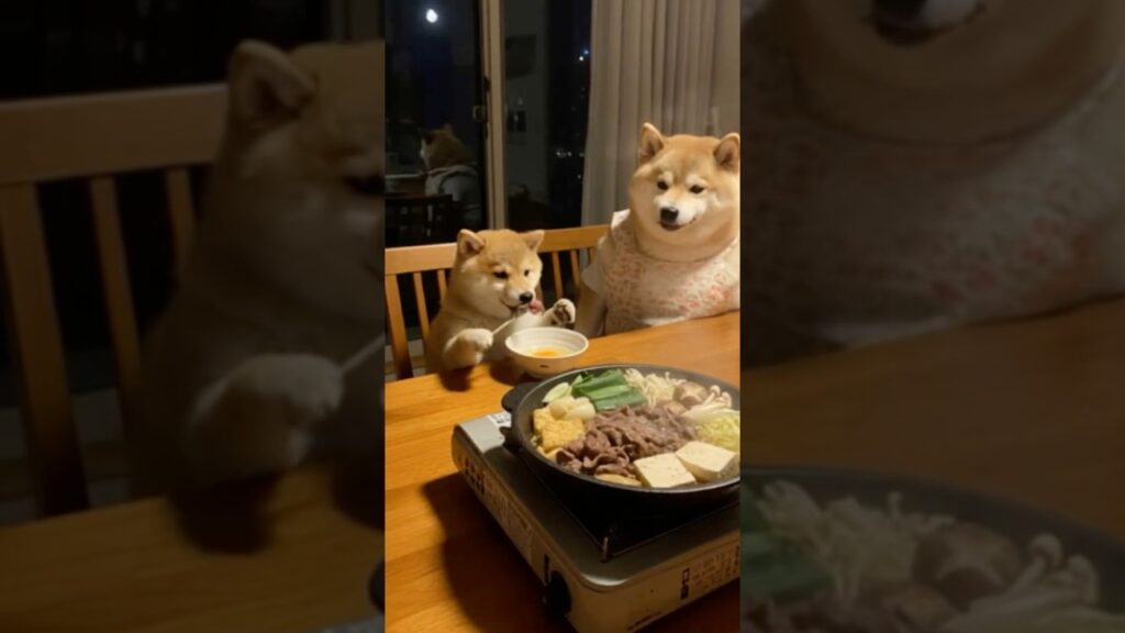 初めてのお給料で贅沢したワン🐶 #柴犬はるの子育て日記 #柴犬 #赤ちゃん柴 #わんこ #柴犬親子 #癒し #shiba #shibainu #ai #ai生成