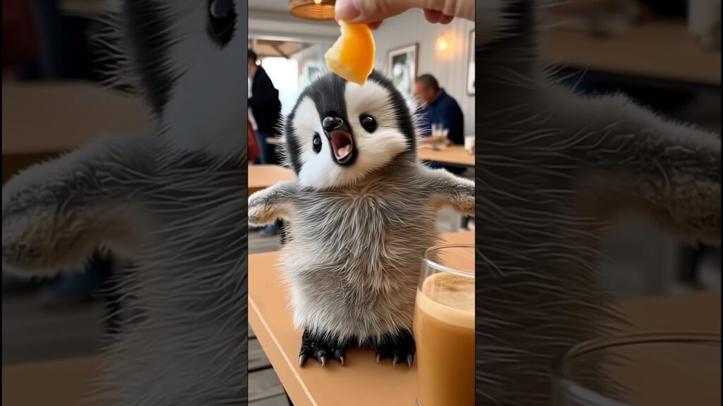 #ペンギン #cute #adorably #adoreble #animals #fluffy #penguin #癒し #pets #babyanimals