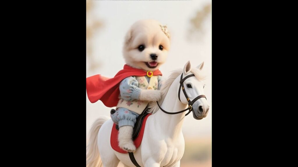 #かわいい犬#ai生成 #癒し #歌う犬