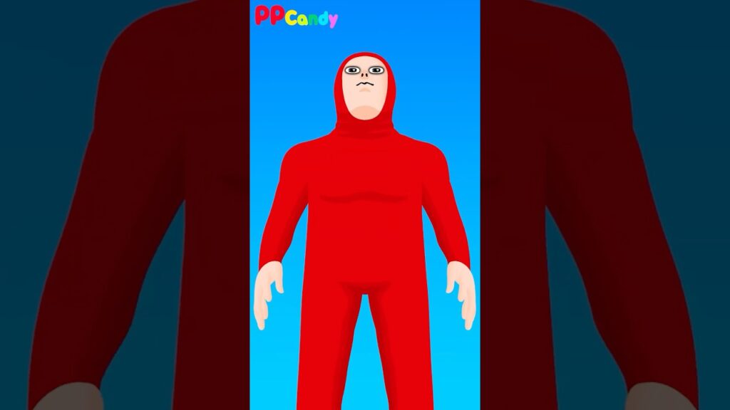 ウイングスーツ男がジャンプ #shorts #anime #animation #妖怪