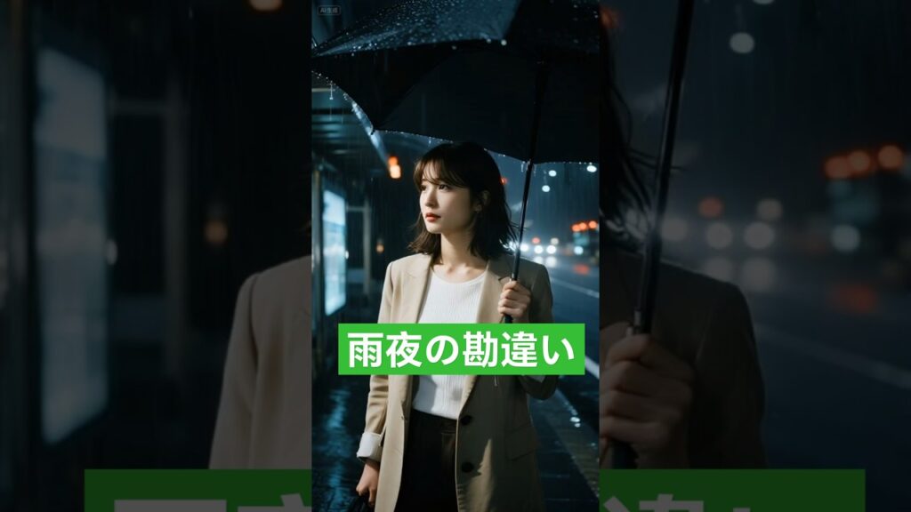 雨夜の勘違い