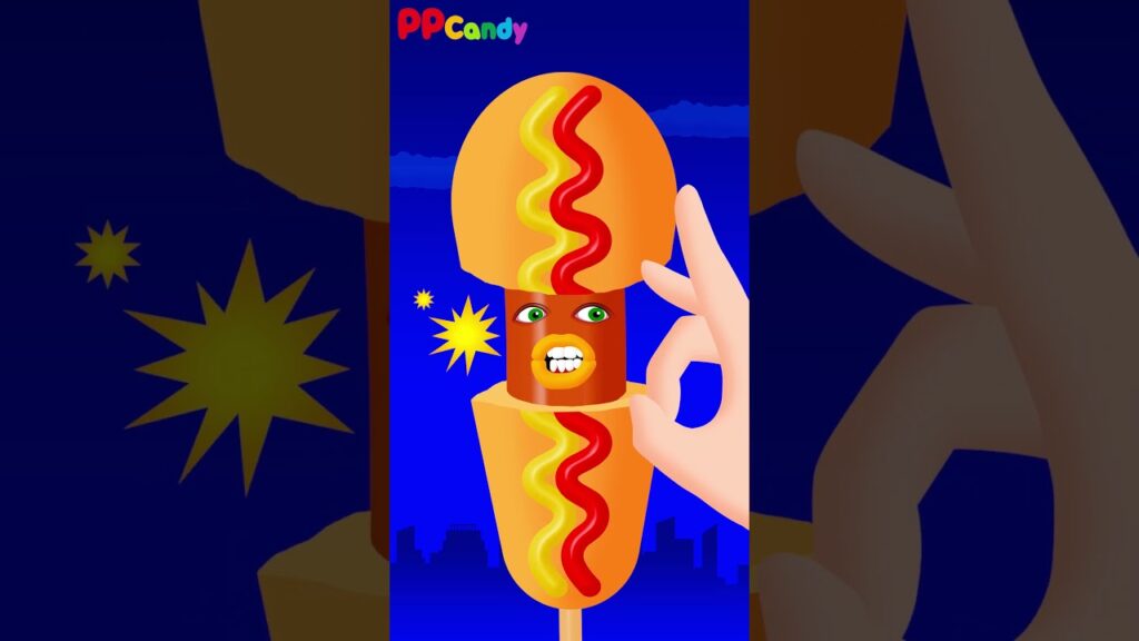 でこぴんアメリカンドッグ #shorts #anime #animation #妖怪