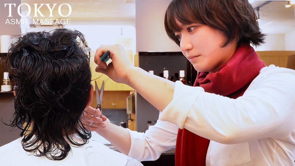 ASMR💈癒しオーラのある理容師さん | ハールワッサーヘッドマッサージあり