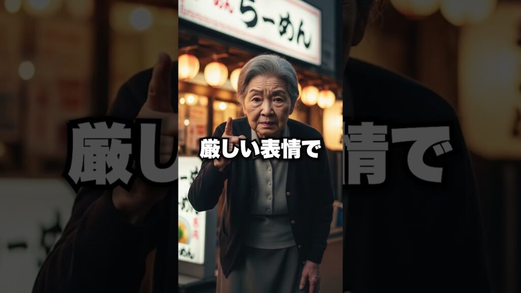「迷惑外国人にお婆さんが放った一言」