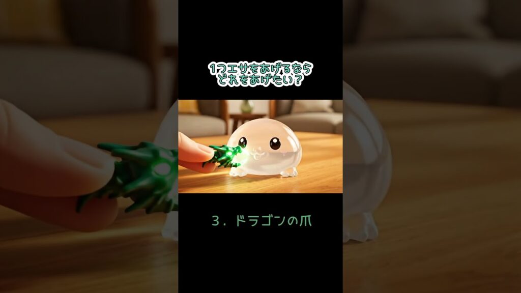 【ASMR】【スライム】1つエサをあげるならどれをあげたい？ #ai #asmr #癒し