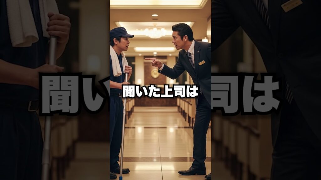 「掃除係のくせに」と罵倒した上司の末路…