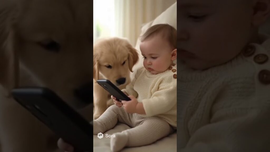 赤ちゃんとわんちゃんの癒し#犬#癒し#赤ちゃん#cutedog#Healing# cutebaby