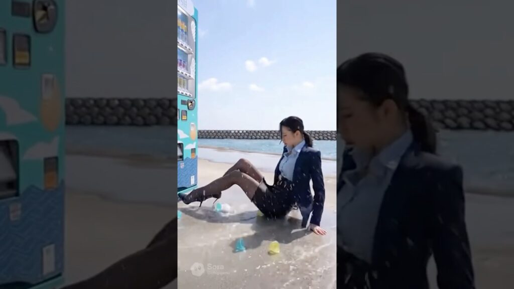 自販機を蹴ったらこうなった！