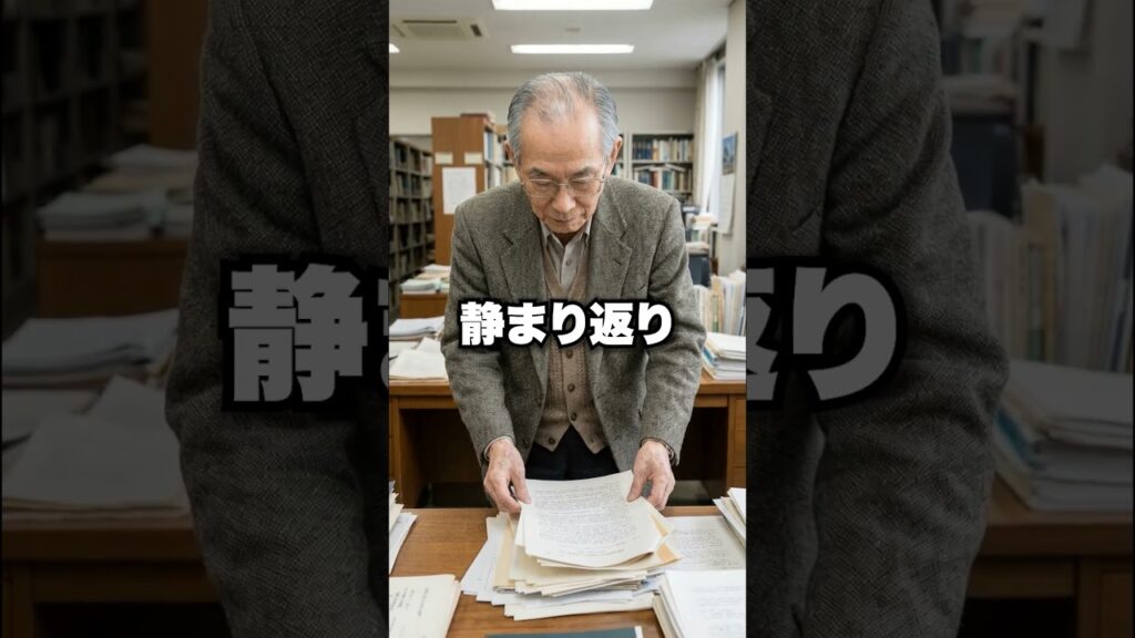 「閲覧席の端で注意された老人」