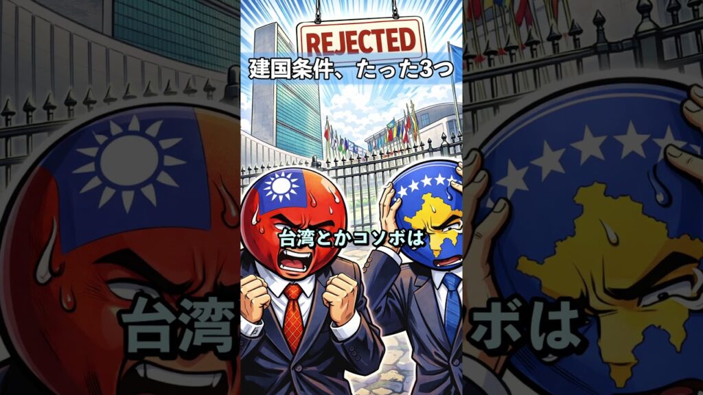 建国条件、たった3つ #shorts