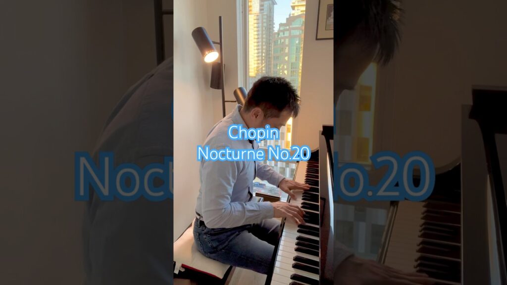 Chopin : Nocturne No.20 #shotrs #piano #リラックスピアノ #pianocover #癒し #ピアノ #pianomusic #ショパン #ノクターン