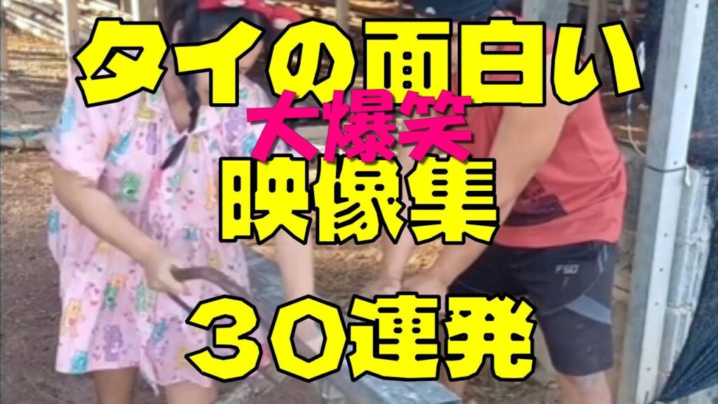 タイ人は笑いの天才！笑撃映像30連発