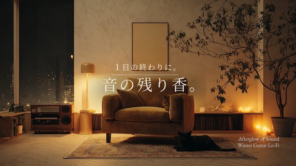 【夜の癒しBGM】1日の終わりに、音の残り香。｜A Fading Scent of Sound – Gentle Guitar Lo-Fi 🌙🎵