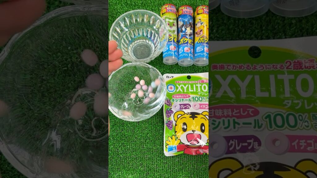 Japanese Candy ASMR 🍬 | Pouring Ramune Candy into Glass Bowl Sounds | No Talking