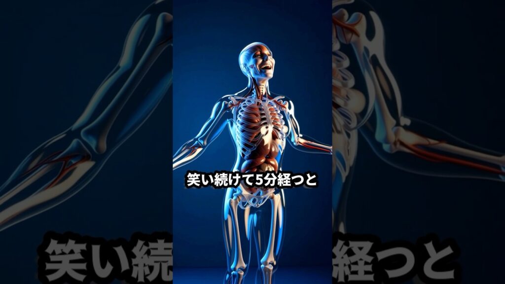 5分笑い続けた体の末路。