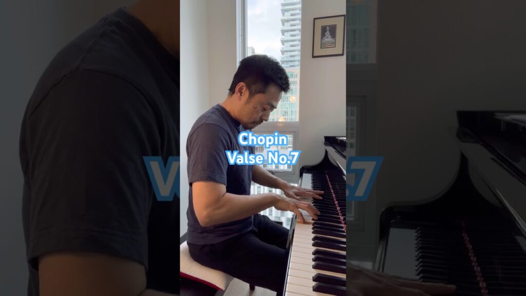 Chopin : Waltz No.7 #shorts #piano #ピアノ #リラックスピアノ #癒し #おじさん #ピアノ男子 #ヒーリング #pianomusic #寝落ち音楽