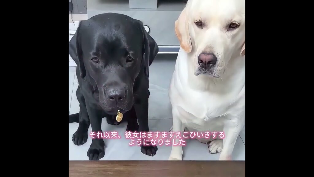 白犬はいつも友達に優しく接している#animals #ペット #犬 #猫 #癒し #かわいい #動物 #Pet #Dogs #Cats