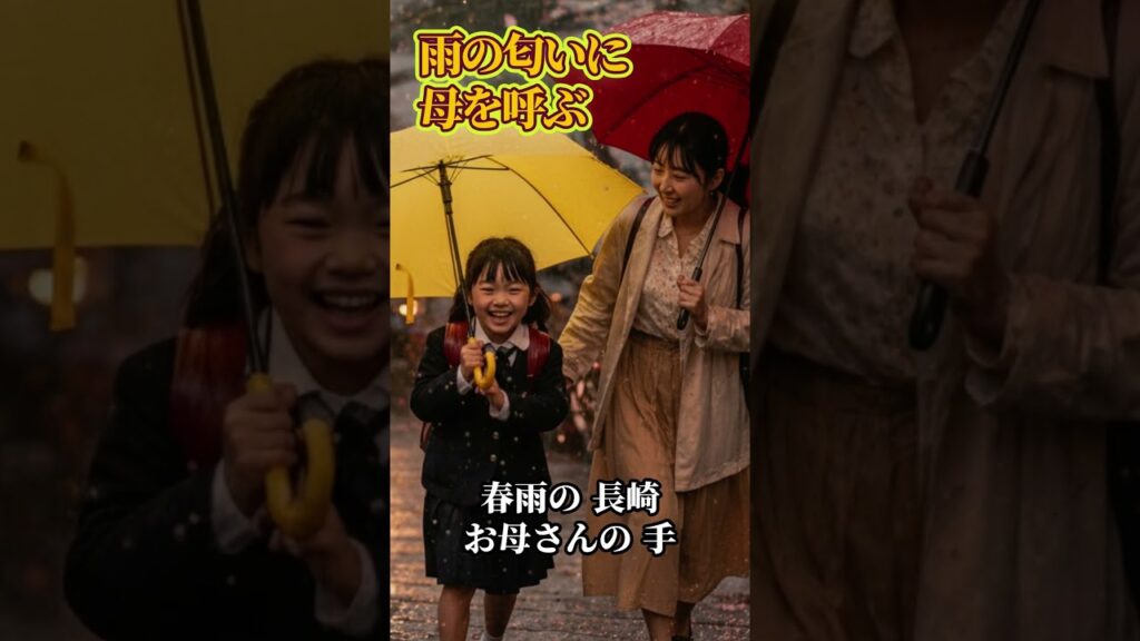 【涙腺崩壊】雨の匂いで思い出す母のぬくもり…長崎の春雨の記憶 #演歌 #泣ける歌 #長崎 https://youtu.be/6m2bFdhIuo0