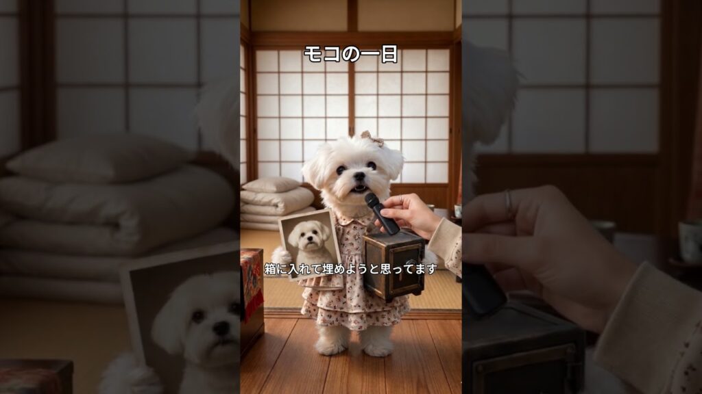 ママの写真を土に埋めた理由… 😭