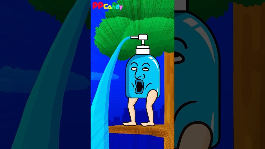 水をかけてくるジェルポンプおばけ #shorts #anime #animation #妖怪