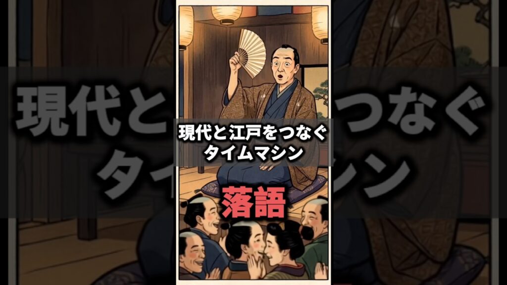 現代と江戸をつなぐタイムマシン！落語#江戸時代 #江戸 #雑学 #ai #落語