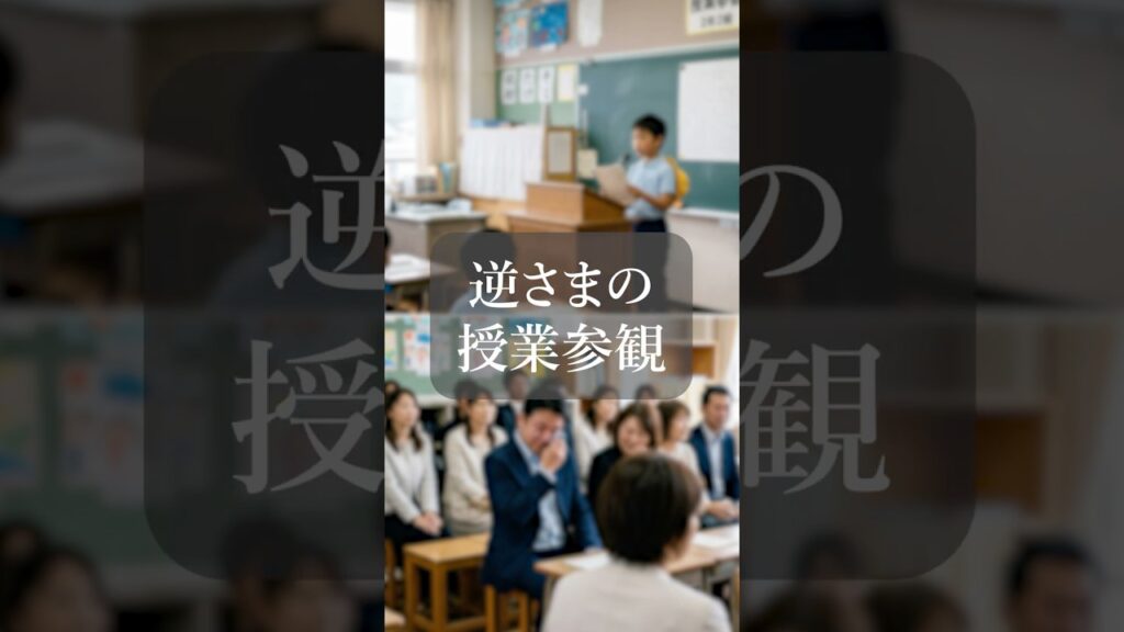 [第78話] 逆さまの授業参観#感動する話#小説#癒し