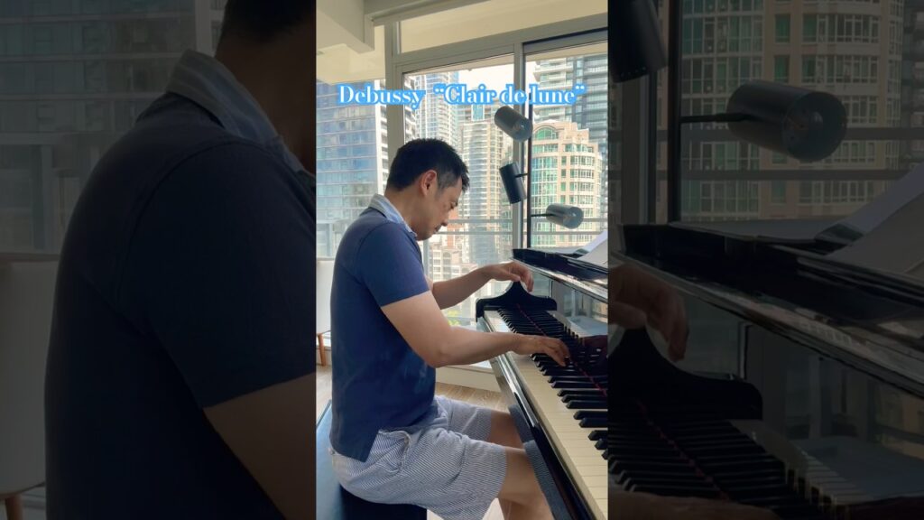 ドビュッシー : 月の光 #shorts #ピアノ #healing #癒し #piano #リラックスピアノ