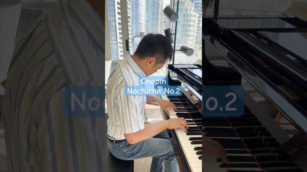 Chopin Nocturne No.2 #shorts #piano #ピアノ #healing #癒し
