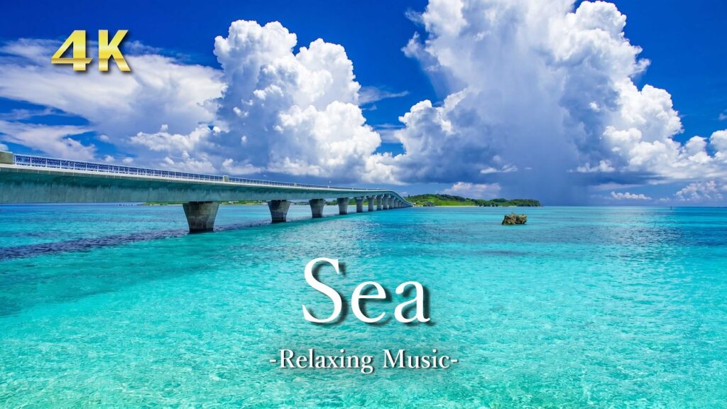 【4K】海の日に旅する世界の美しい海｜絶景リラクゼーション・癒しの自然映像・波の音｜Ocean Relaxation